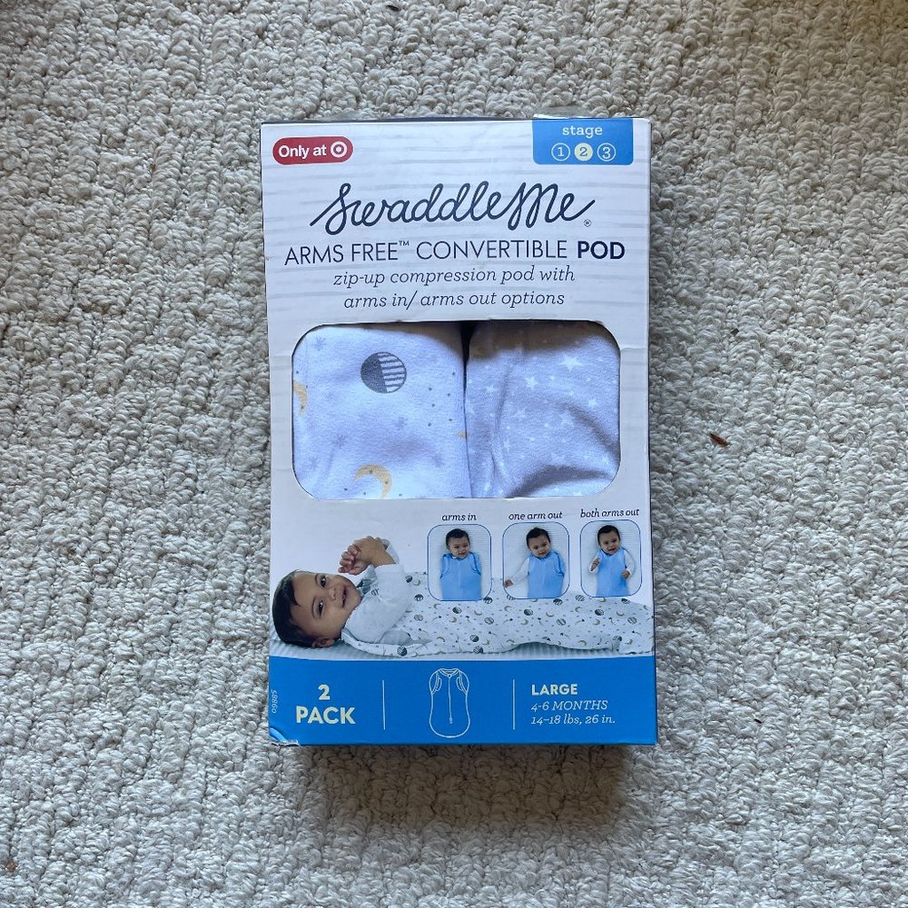 SwaddleMe Arms Free Convertible Pod